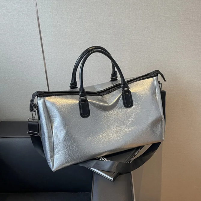 PU Leather Oversize Travel Bag - Image 13