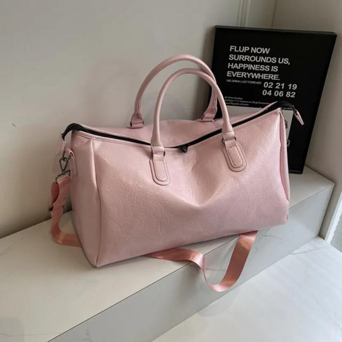 PU Leather Oversize Travel Bag - Image 8