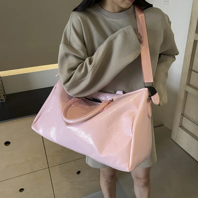 PU Leather Oversize Travel Bag - Image 7
