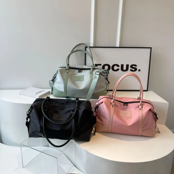 Detachable Crossbody Strap Polyester Travel Bag - Image 3