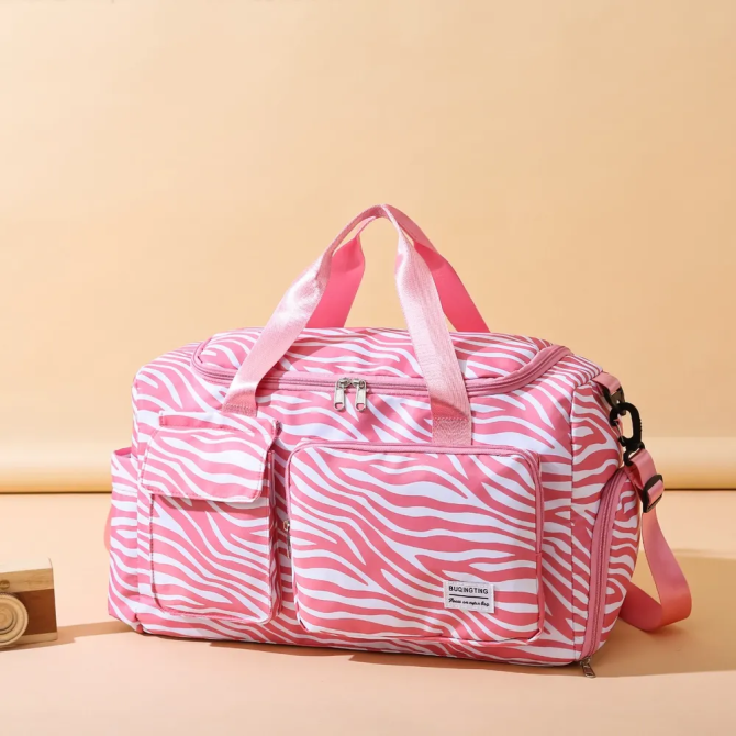 Oxford Cloth Animal Print Travel Bag - Image 10