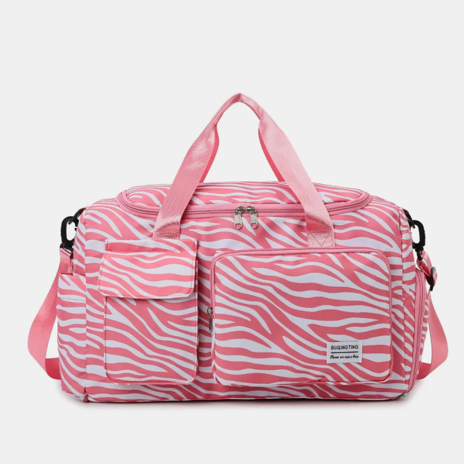 Oxford Cloth Animal Print Travel Bag - Image 11
