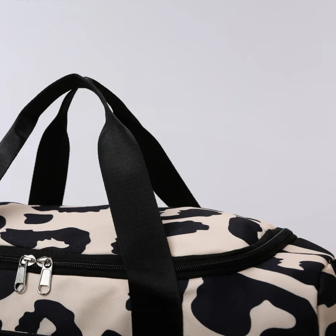 Oxford Cloth Animal Print Travel Bag - Image 20