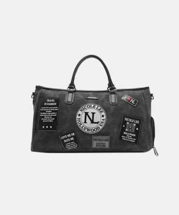Nicole Lee USA Denim Patch Duffel