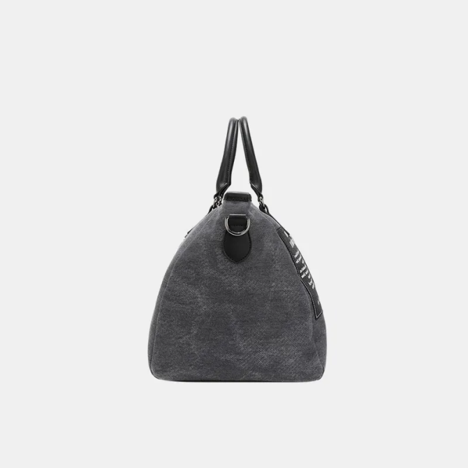 Nicole Lee USA Denim Patch Duffel - Image 4