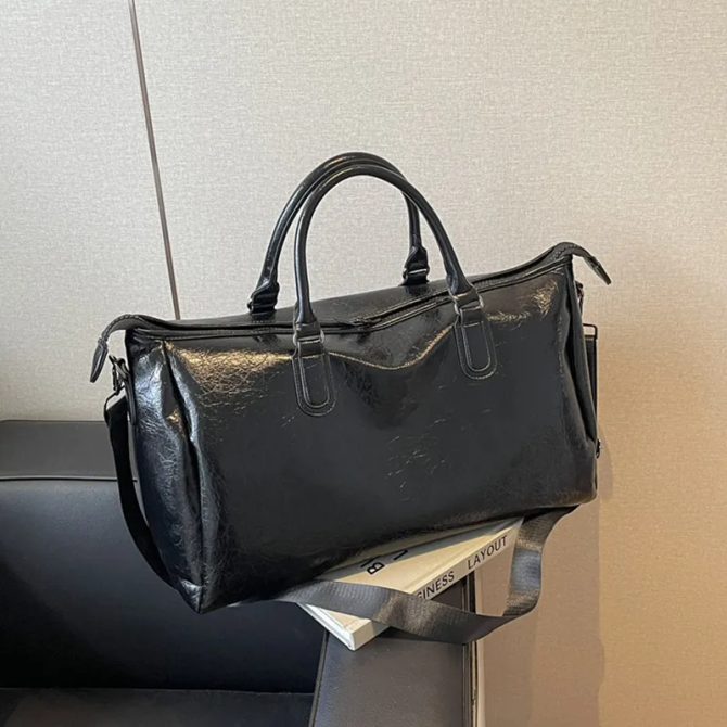 PU Leather Oversize Travel Bag - Image 17