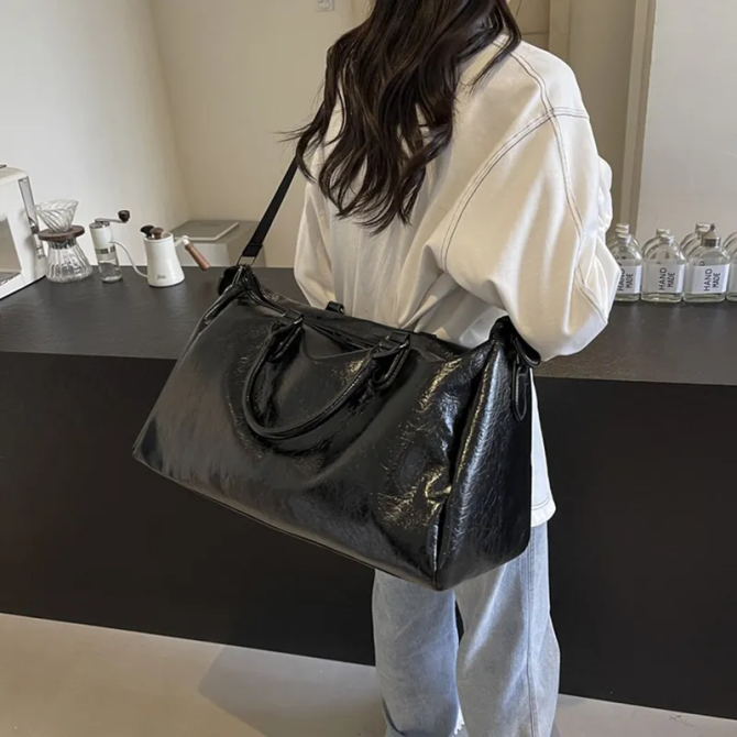 PU Leather Oversize Travel Bag - Image 16