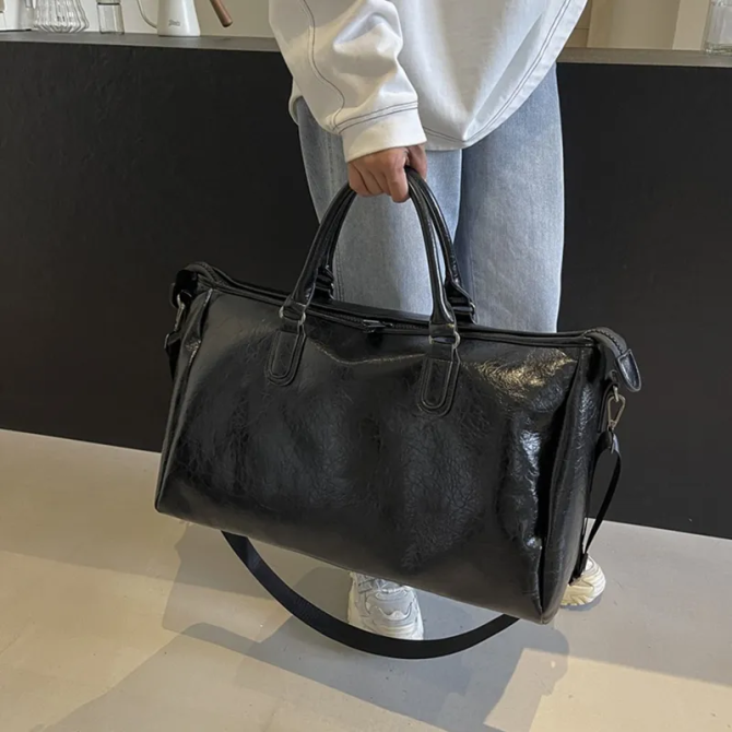 PU Leather Oversize Travel Bag - Image 15