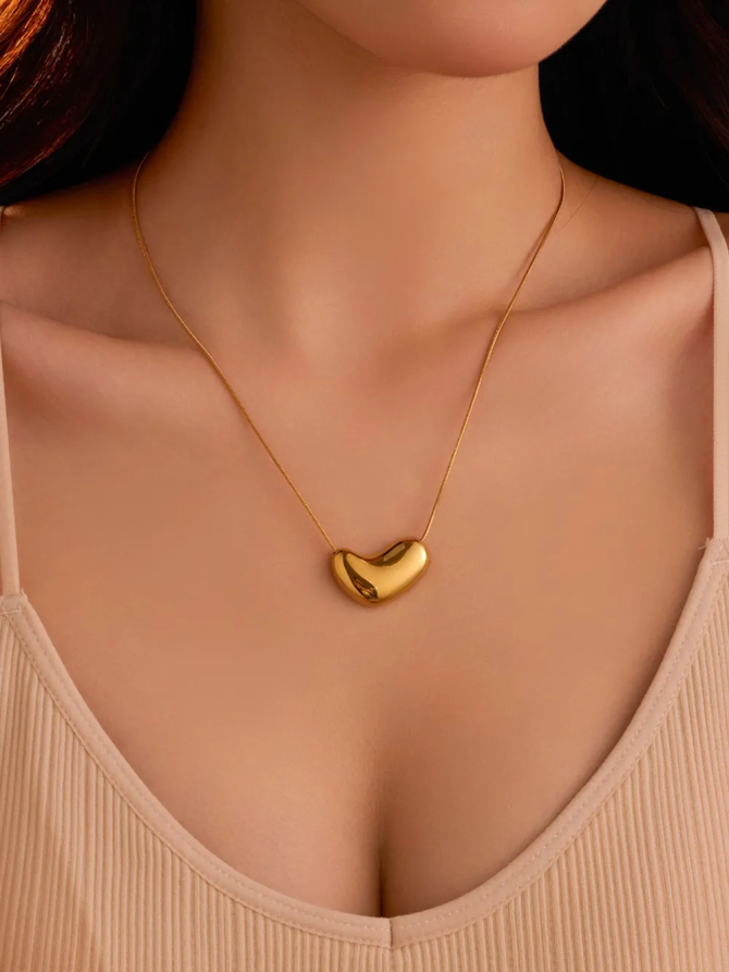 18K Gold-Plated Pendant Necklace