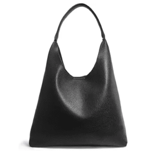 women’s soft vegan leather hobo bag – slouchy shoulder tote handbag
