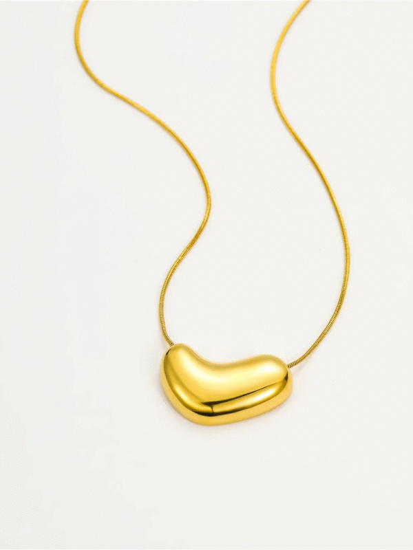 18k gold plated pendant necklace